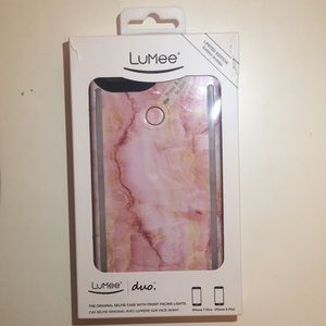 LUMEE DUO MARBLE in pink quartz